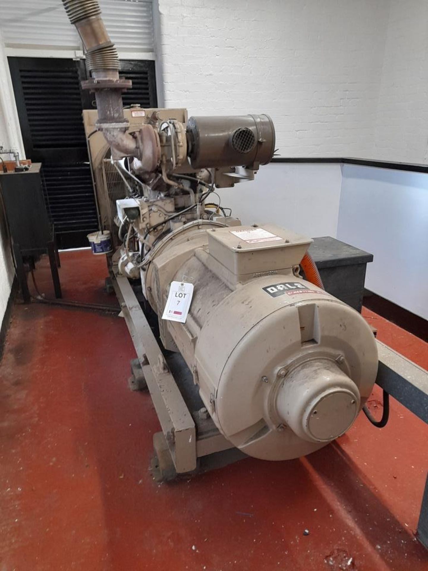 Dorman Dale Type C 116 kw generator, s/n 2910/2, year 1979, 146 KVA, Plant No. 45827, engine type