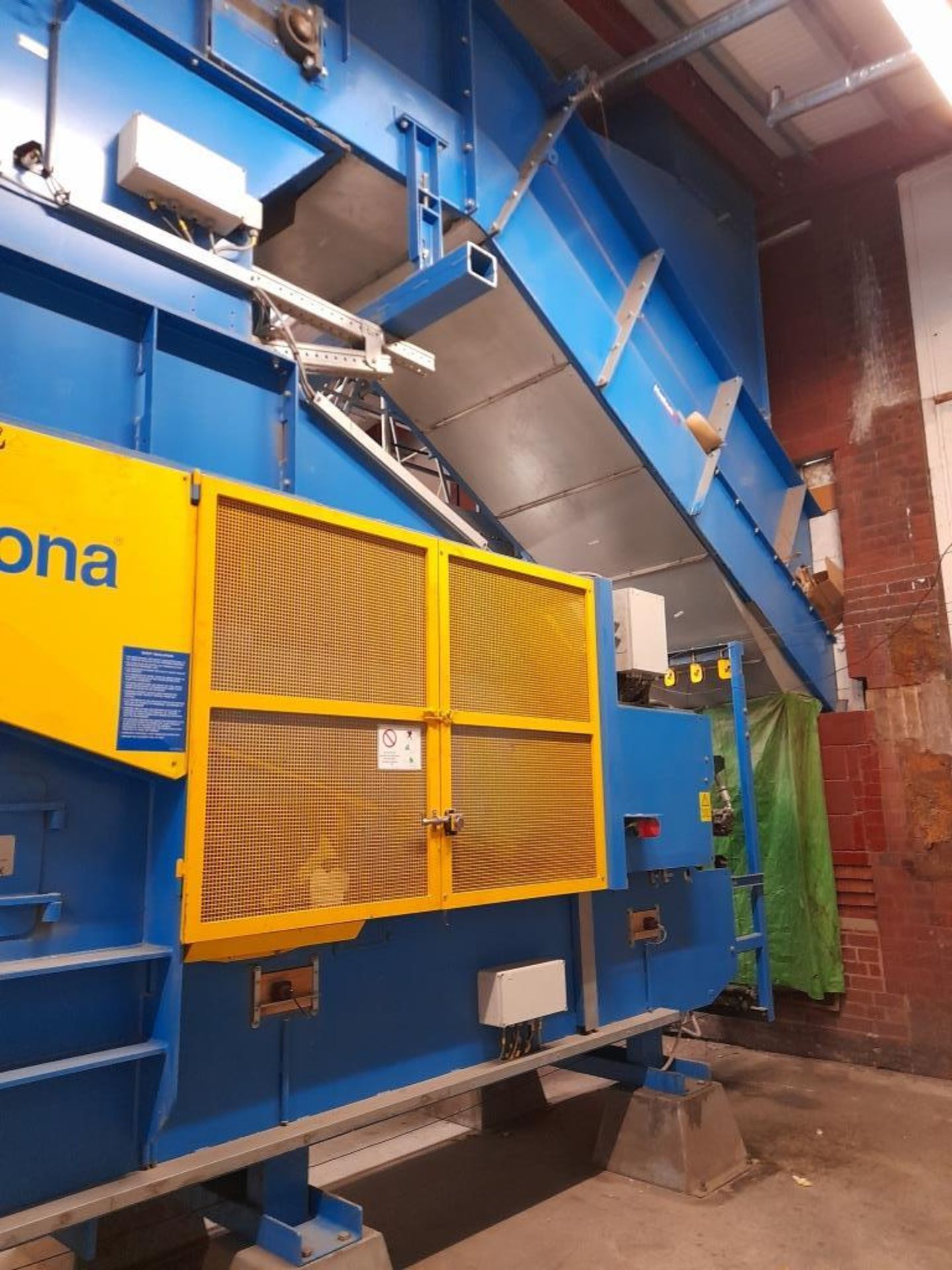 Presona LP 50 VH1 baler, Serial no. 5553, Year 2012, with inclined infeed conveyor, pre-press, - Image 3 of 20