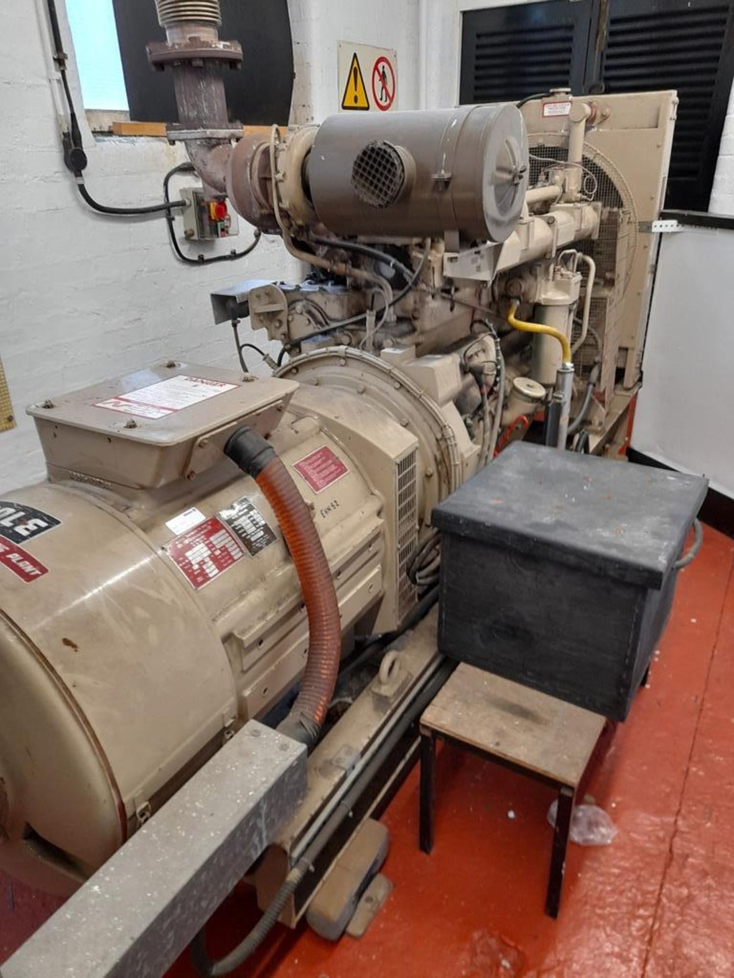 Dorman Dale Type C 116 kw generator, s/n 2910/2, year 1979, 146 KVA, Plant No. 45827, engine type - Image 9 of 11