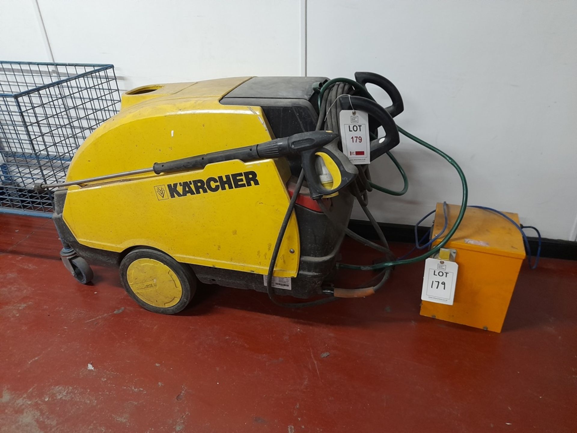 Karcher HDS 745 hot & cold pressure washer, single phase, with Protex transformer, as lotted - Image 2 of 2