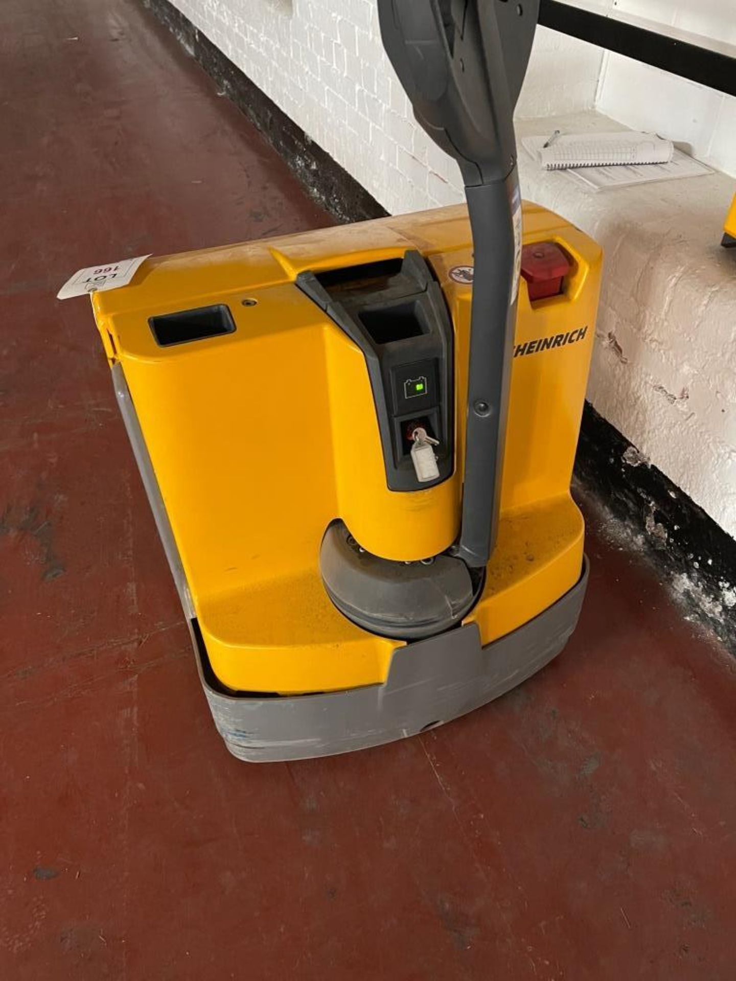 Jungheinrich EJE 118 electric pallet truck, s/n 98140603, year 2016, with key & Jungheinrich - Image 3 of 4
