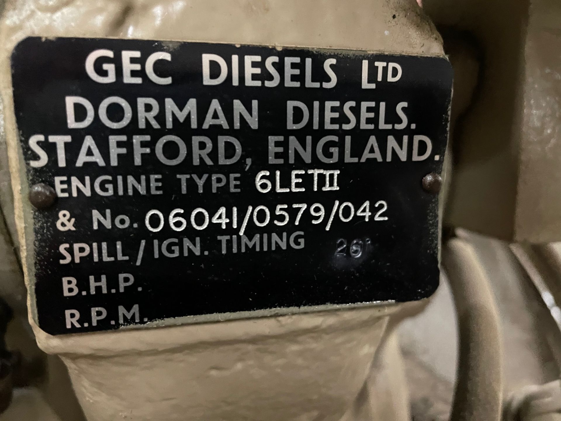 Dorman Dale EM146/00 116.8kw generator, 146 KVA. A work Method Statement and Risk Assessment must be - Image 6 of 6