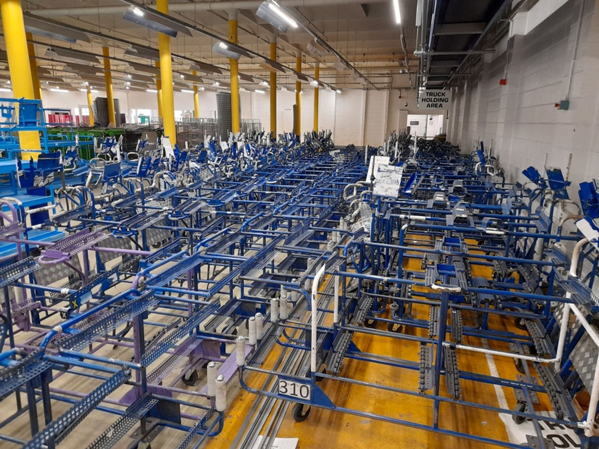 5 - Four position picking trolleys, with folding step (photo for illustration purposes only - tote - Image 7 of 7