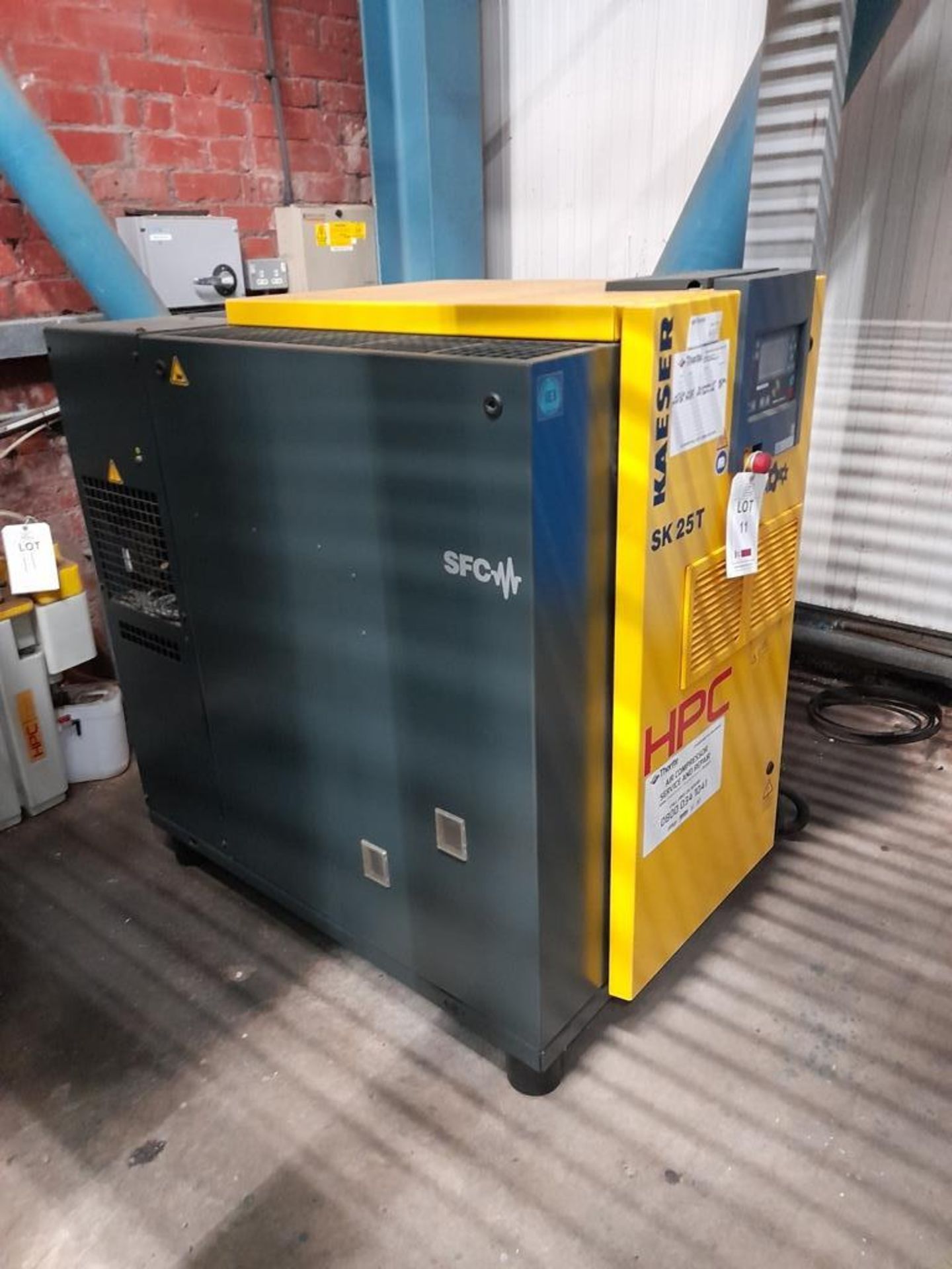 Kaeser HPC SK25 T SFC packaged air compressor, Serial no. 7577, Year 2016, with HPC OW12 oil/water - Bild 3 aus 7