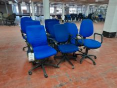 10 - Blue Operators Chairs