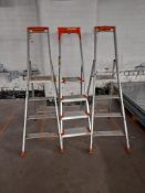 3 - 4-tread step ladders