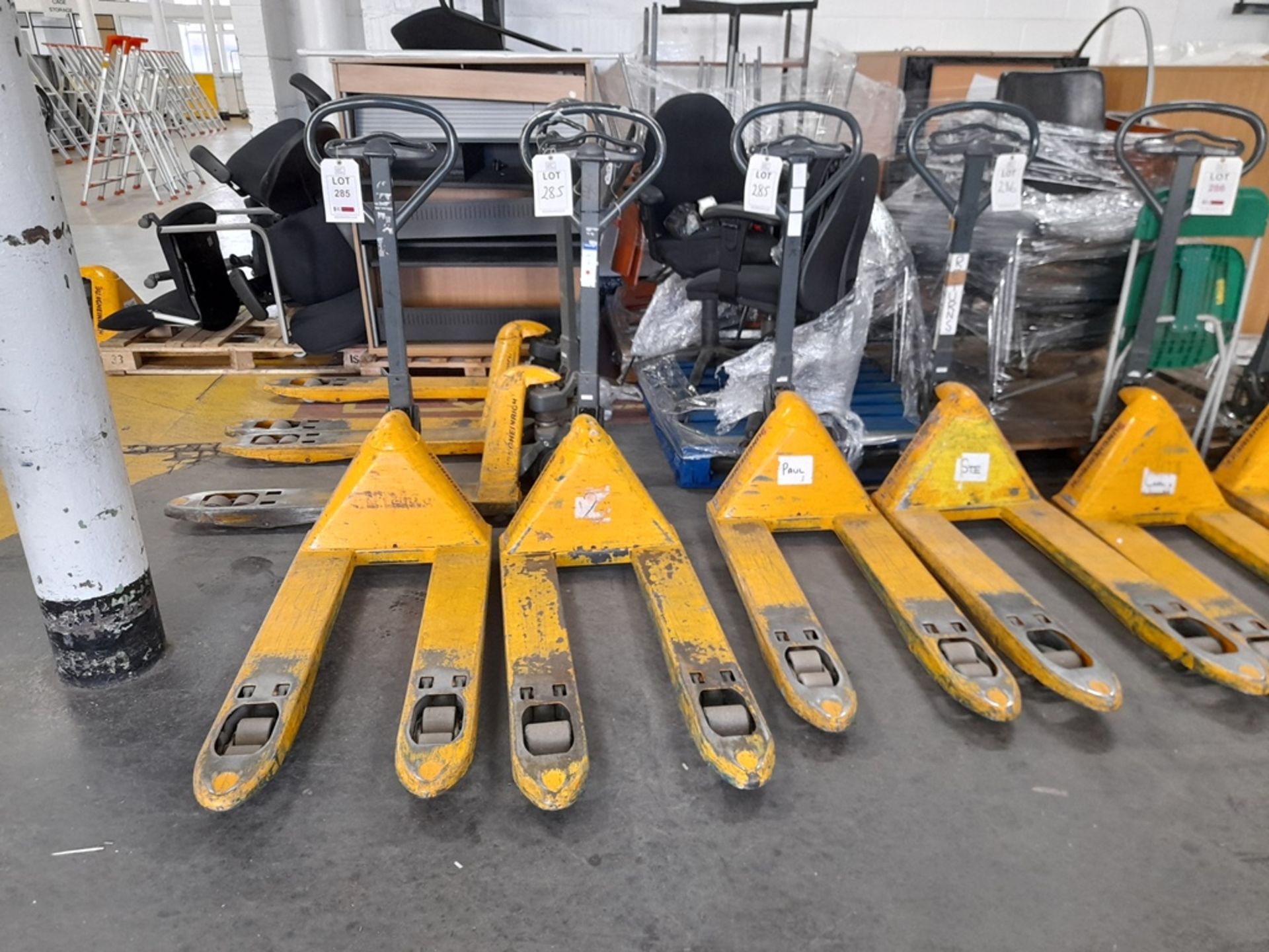 3 - Jungheinrich pallet trucks