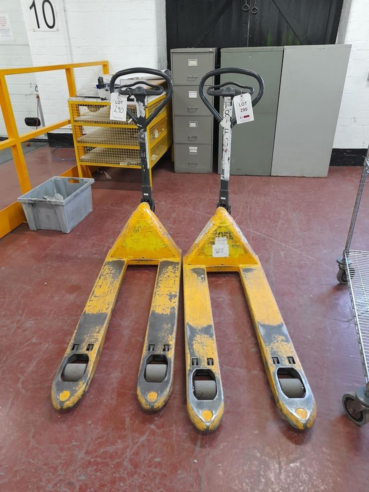 2 - Jungheinrich long reach pallet trucks