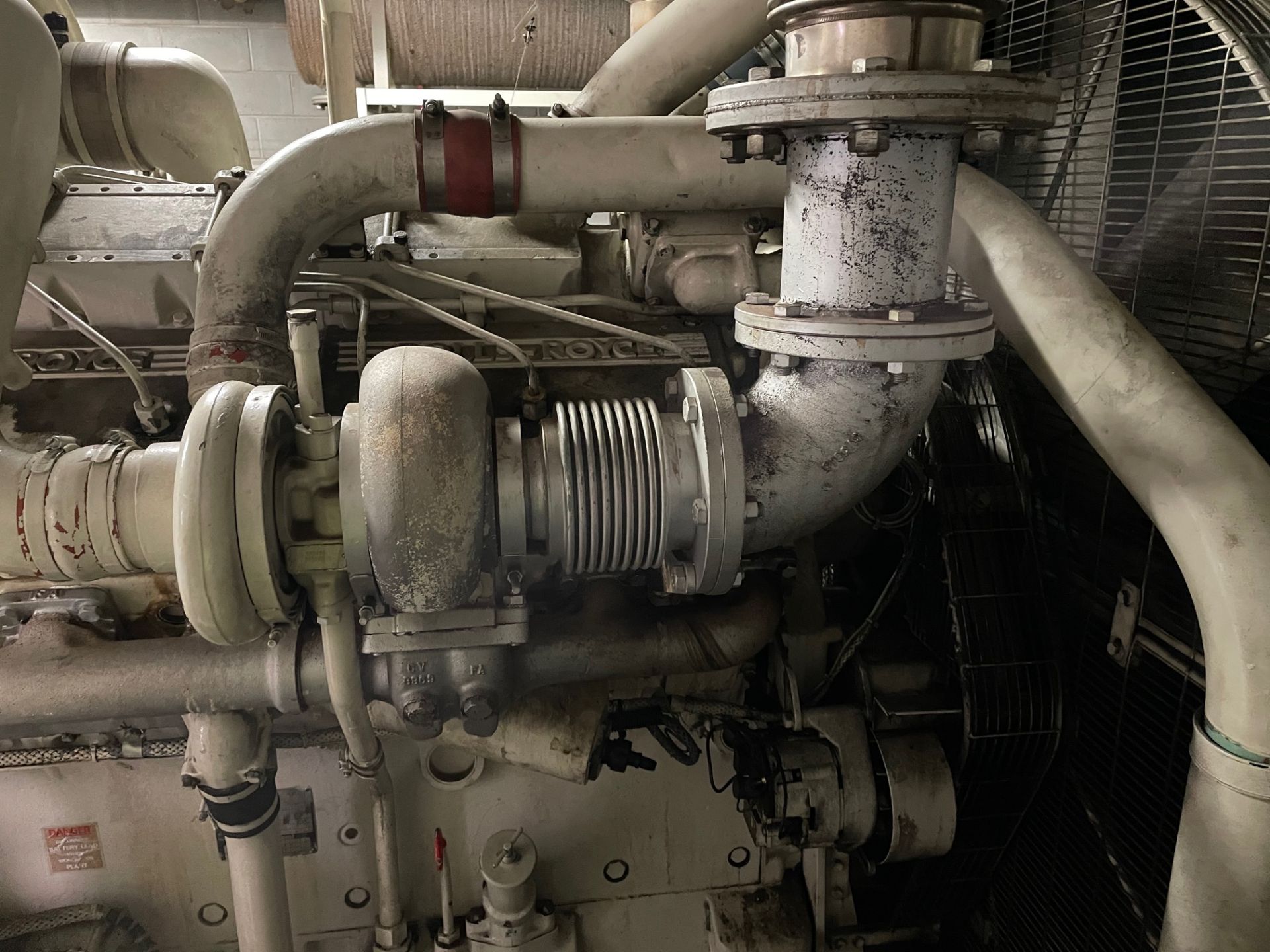 Dorman Dale - 600 kw generator, Plant No. 1877, with Rolls Royce engine type 12QT, no engine - Image 5 of 7