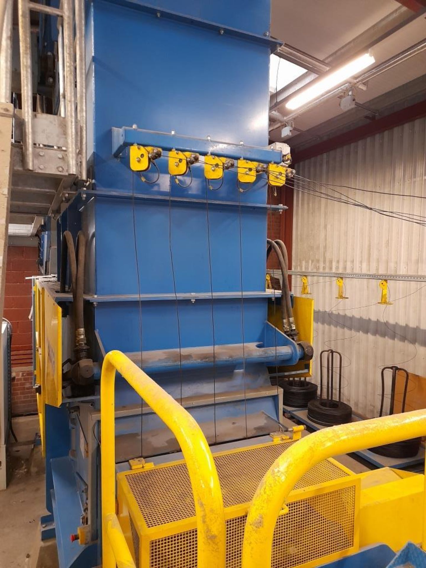 Presona LP 50 VH1 baler, Serial no. 5553, Year 2012, with inclined infeed conveyor, pre-press, - Image 15 of 20