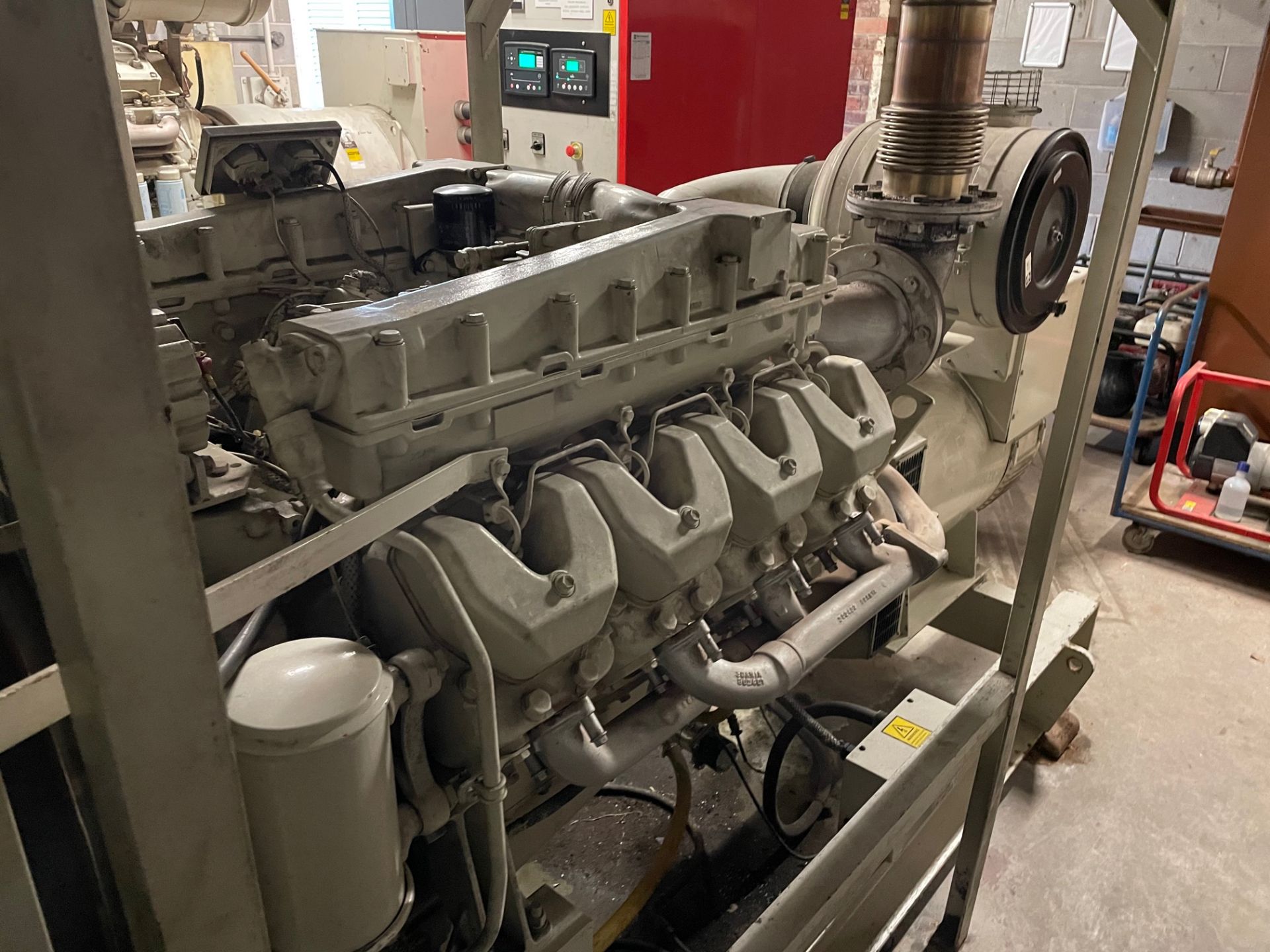 Dorman Dale - 456 kw generator, Plant No. A21T, engine type V12-450G, engine number CV450-B15-138. - Image 5 of 7