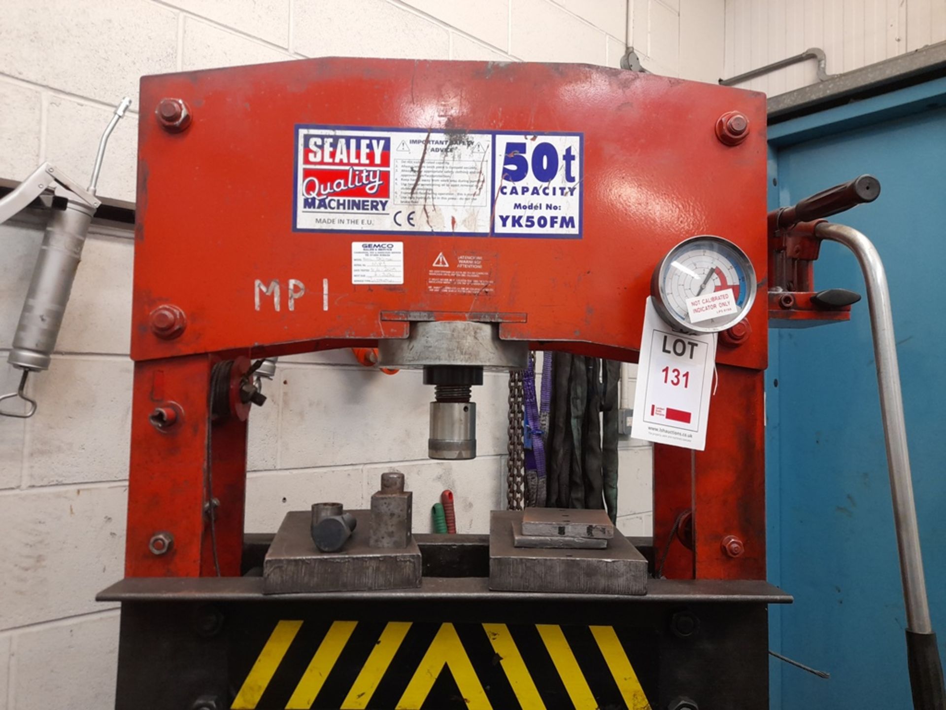 Sealey YK50FM 50-ton hydraulic press - Image 3 of 3