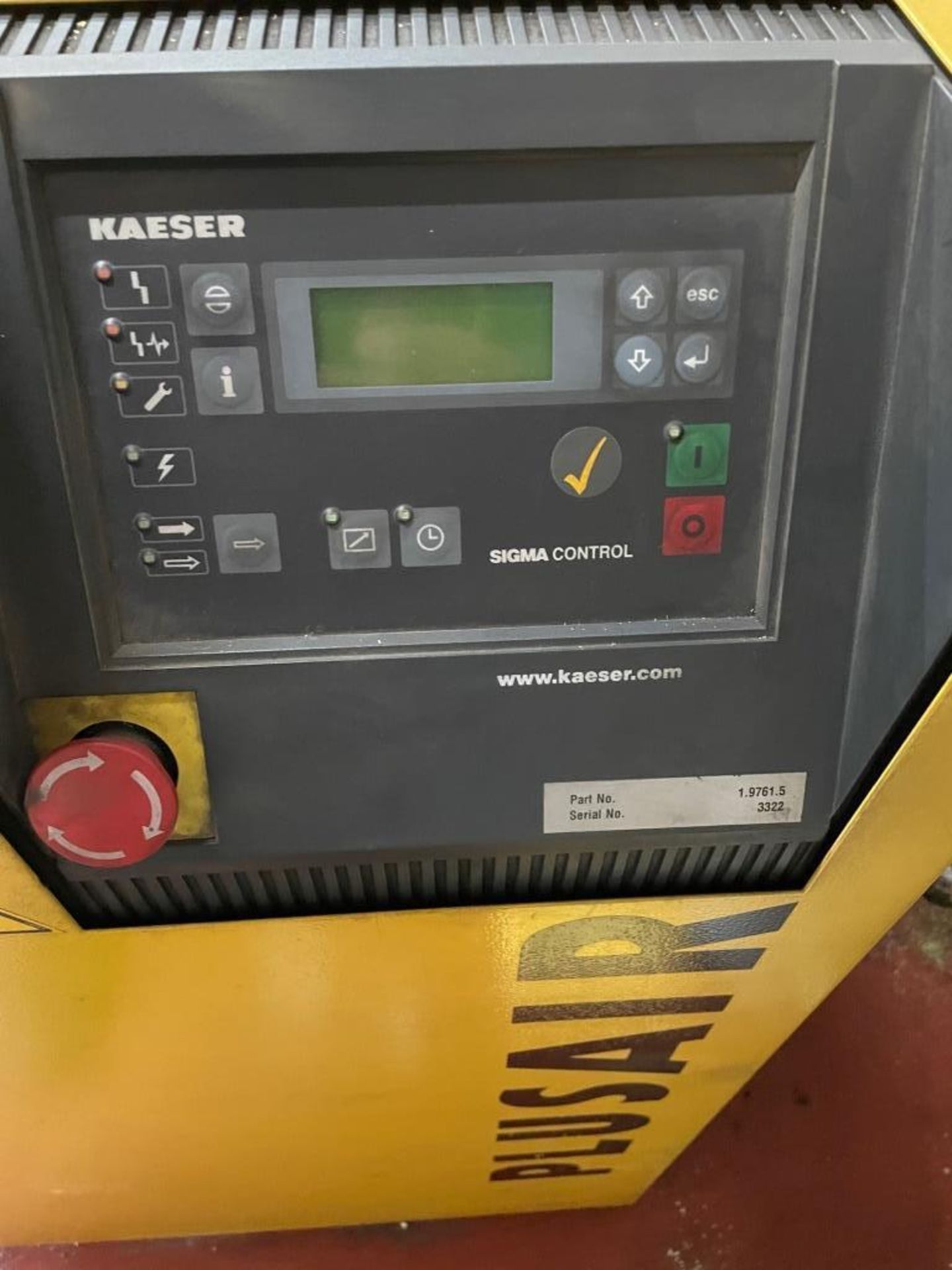 Kaeser HPC SK19 PLUSAIR packaged air compressor, Serial no.3322. NB: The purchaser must ensure - Bild 3 aus 4