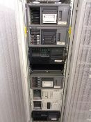 Compaq server cabinet (ref. 5/21) and contents, to include Compaq Proliant ML370 server, two HP