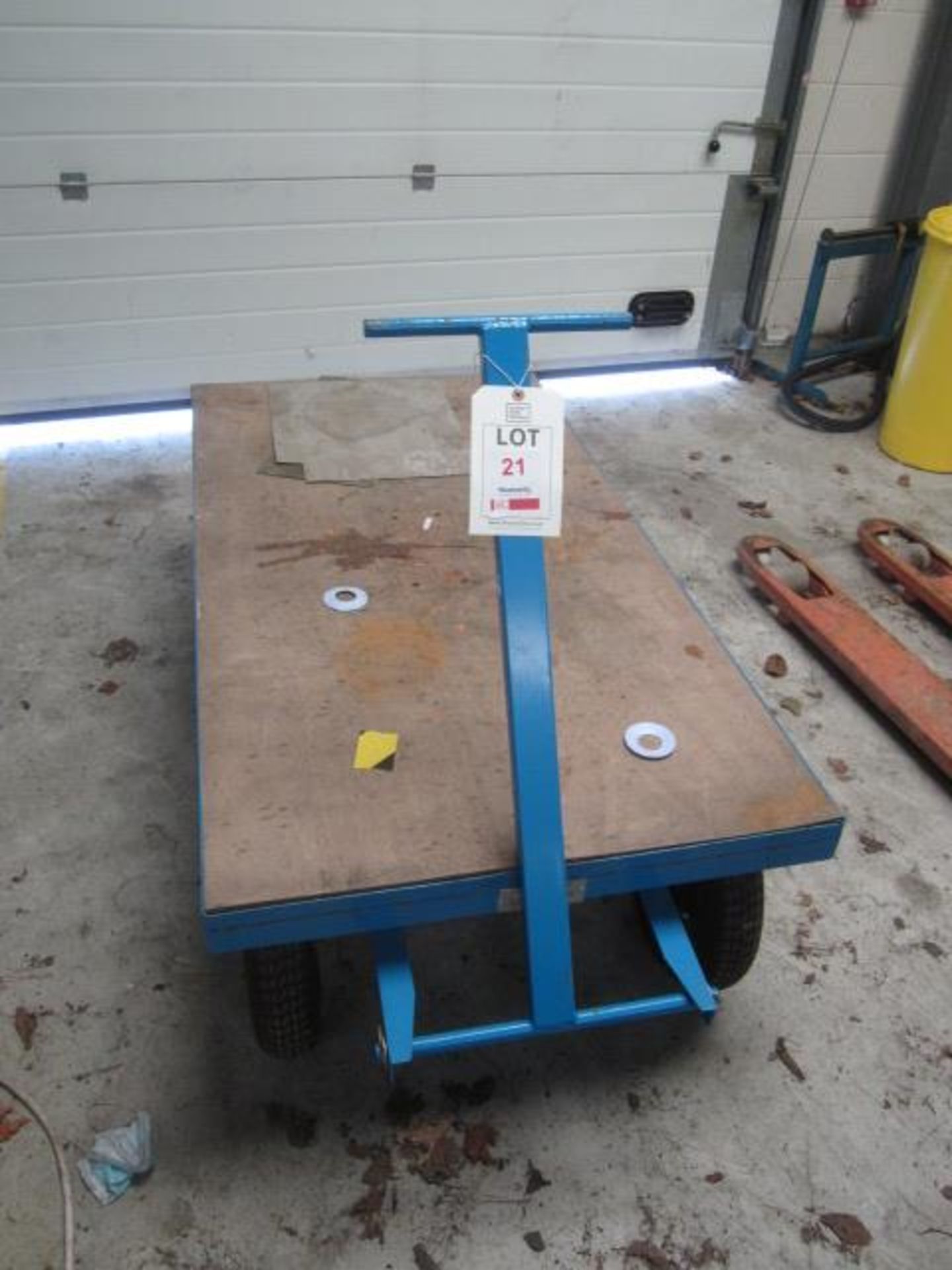 Pallet Trucks & Trolleys mobile draw Trailer, model Cheek03-P, UDL 1000kg, serial no. 1212021