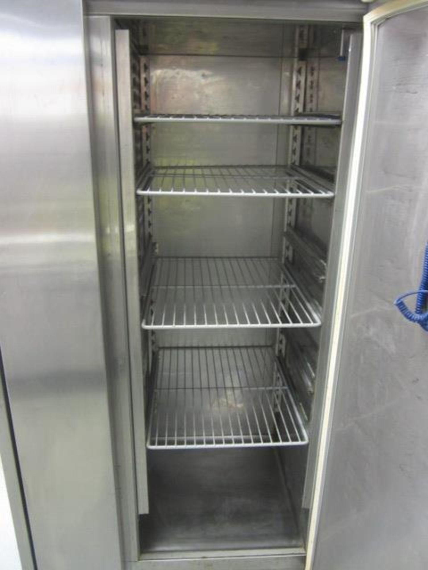 Williams stainless steel single door commercial fridge, approx. size 800mm x 870mm x H1970mm, - Image 3 of 4