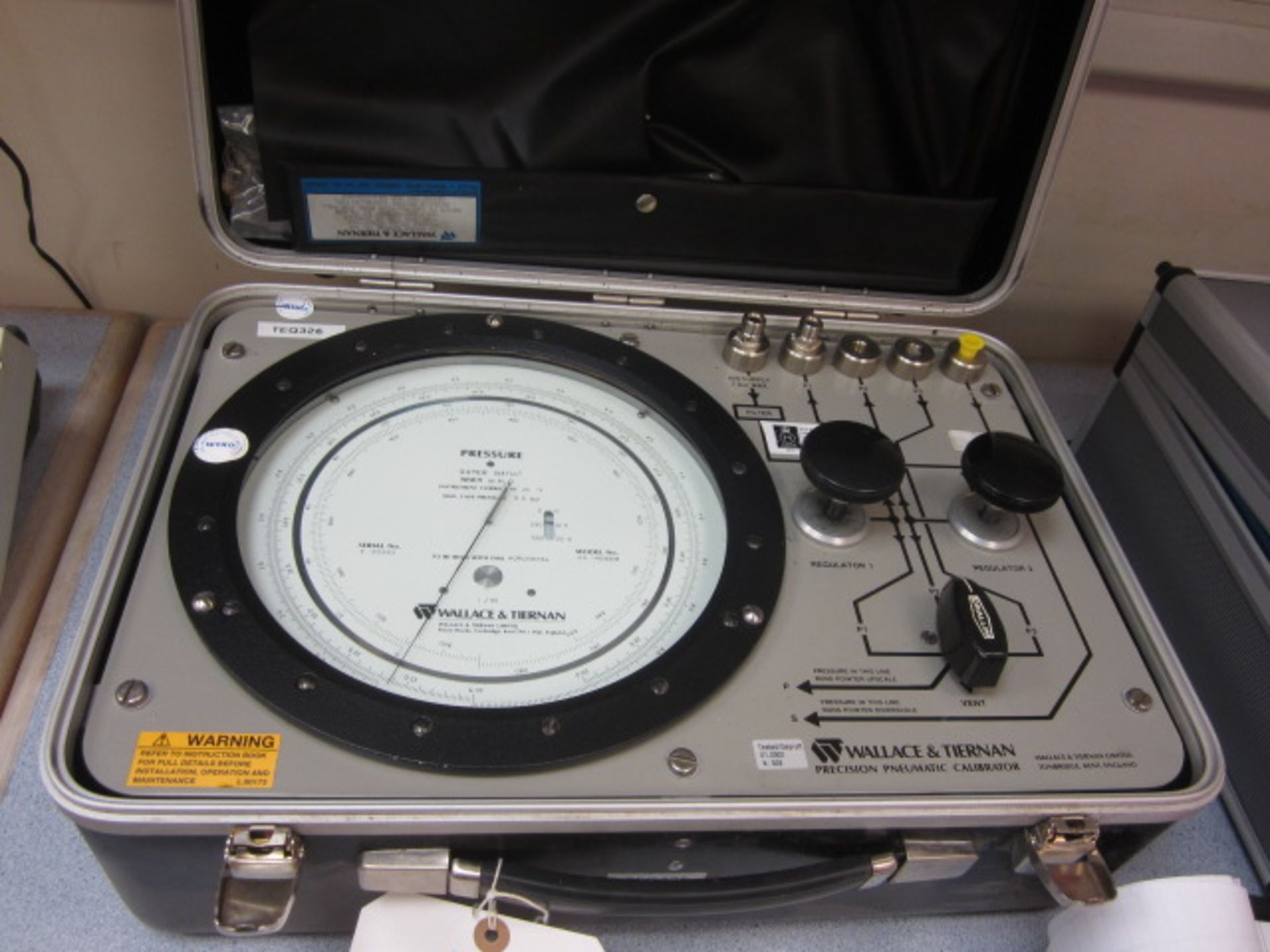 Wallace & Tiernan FA-145930B precision pneumatic calibrator, serial no. I-20462