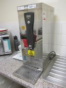 Instanta stainless steel bench top hot water boiler, model 1500, serial no. W23953 - Disconnection