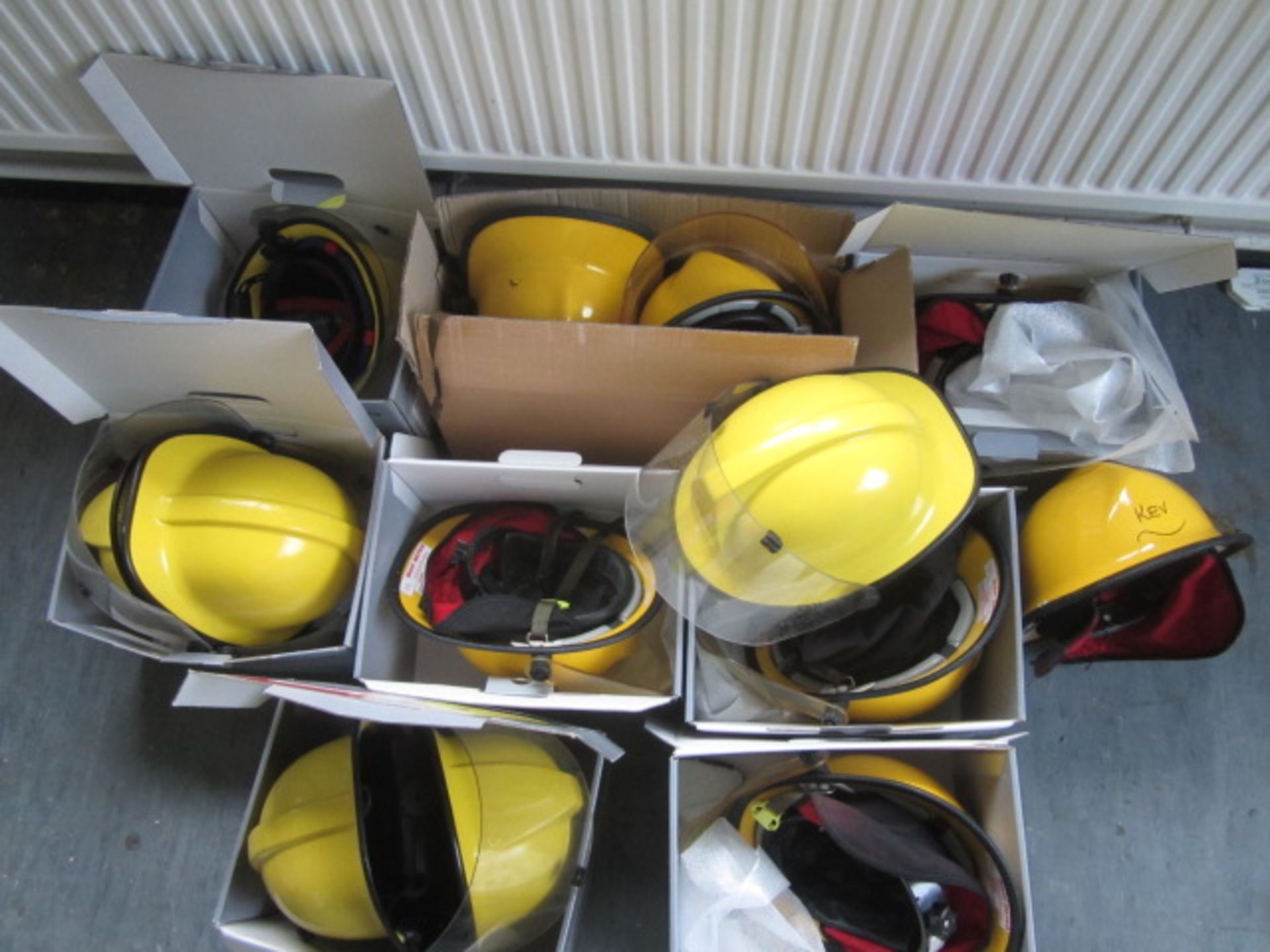 Sixteen fire operative helmets - Image 2 of 3