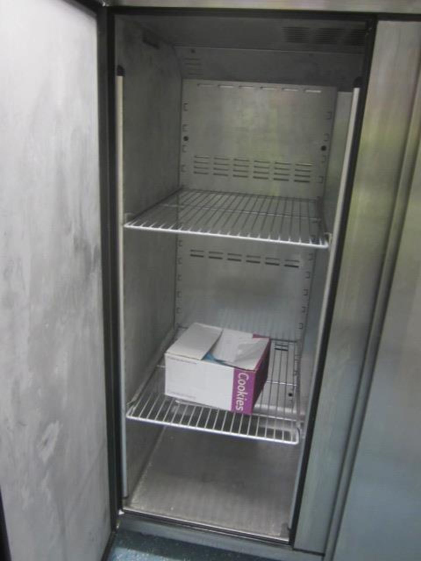 Foster Eco Pro 2 door stainless steel commercial freezer, model EP14406, serial no. E5463536, - Image 3 of 4