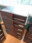 Five Lenovo Thinkcentre M7105 desktop PC towers