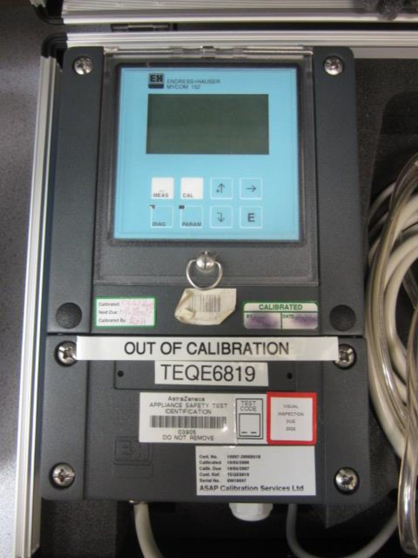 Endress Hauser Mycom 152 conceal conductivity calibration set for ultra pure water applications, - Image 2 of 4