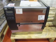 TEC barcode printer, model B872-QP, serial no. 7N004153