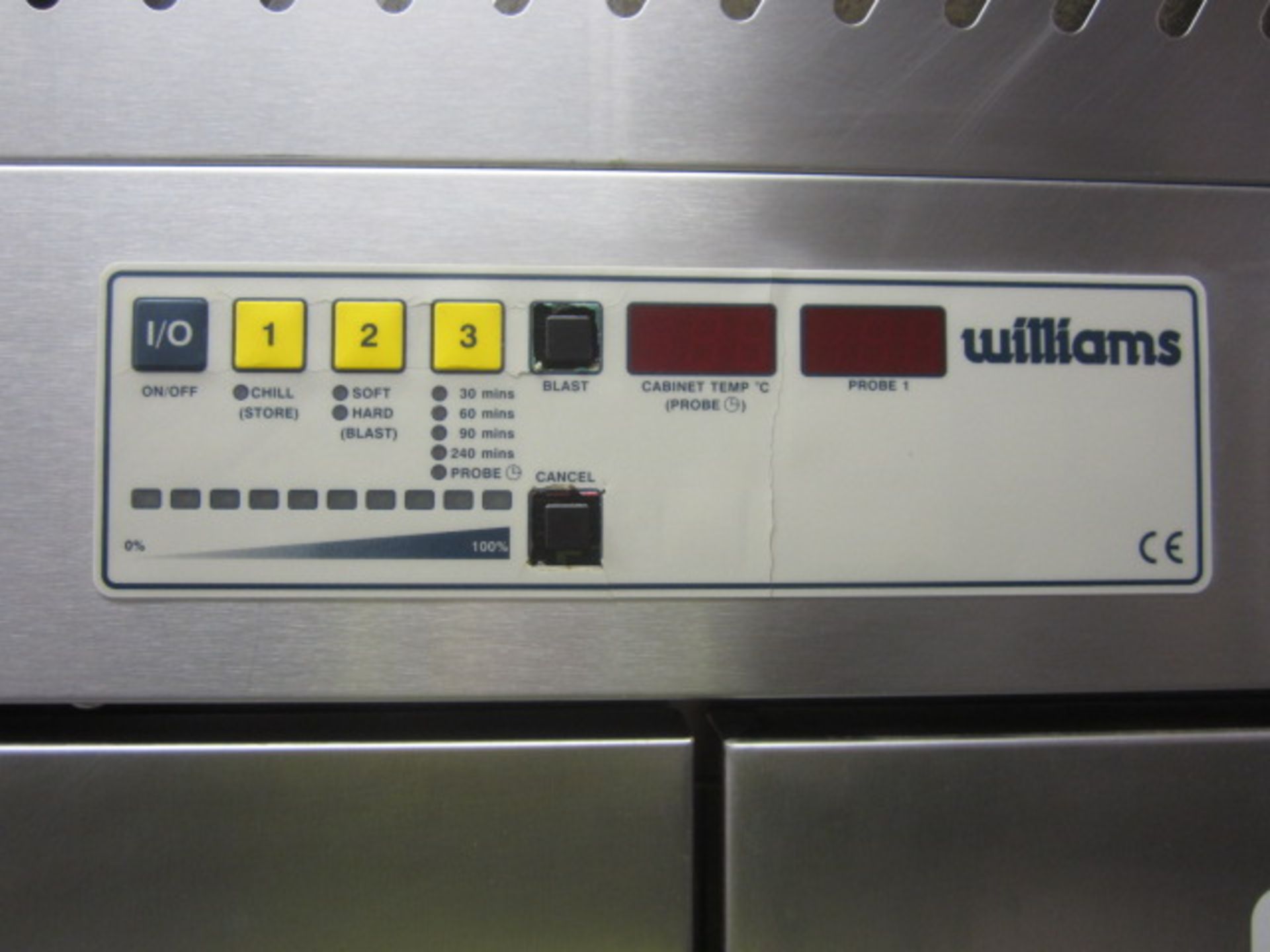 Williams stainless steel single door commercial fridge, approx. size 800mm x 870mm x H1970mm, - Image 2 of 4