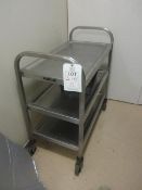 TSE 3 shelf trolley