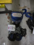 Liftingear HS-S 2 tonne chain hoist, serial no. 4720148 (2014) (Please Note: We do not hold any
