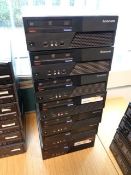 Seven Lenovo MT-M 7630-AE8 desktop PC towers