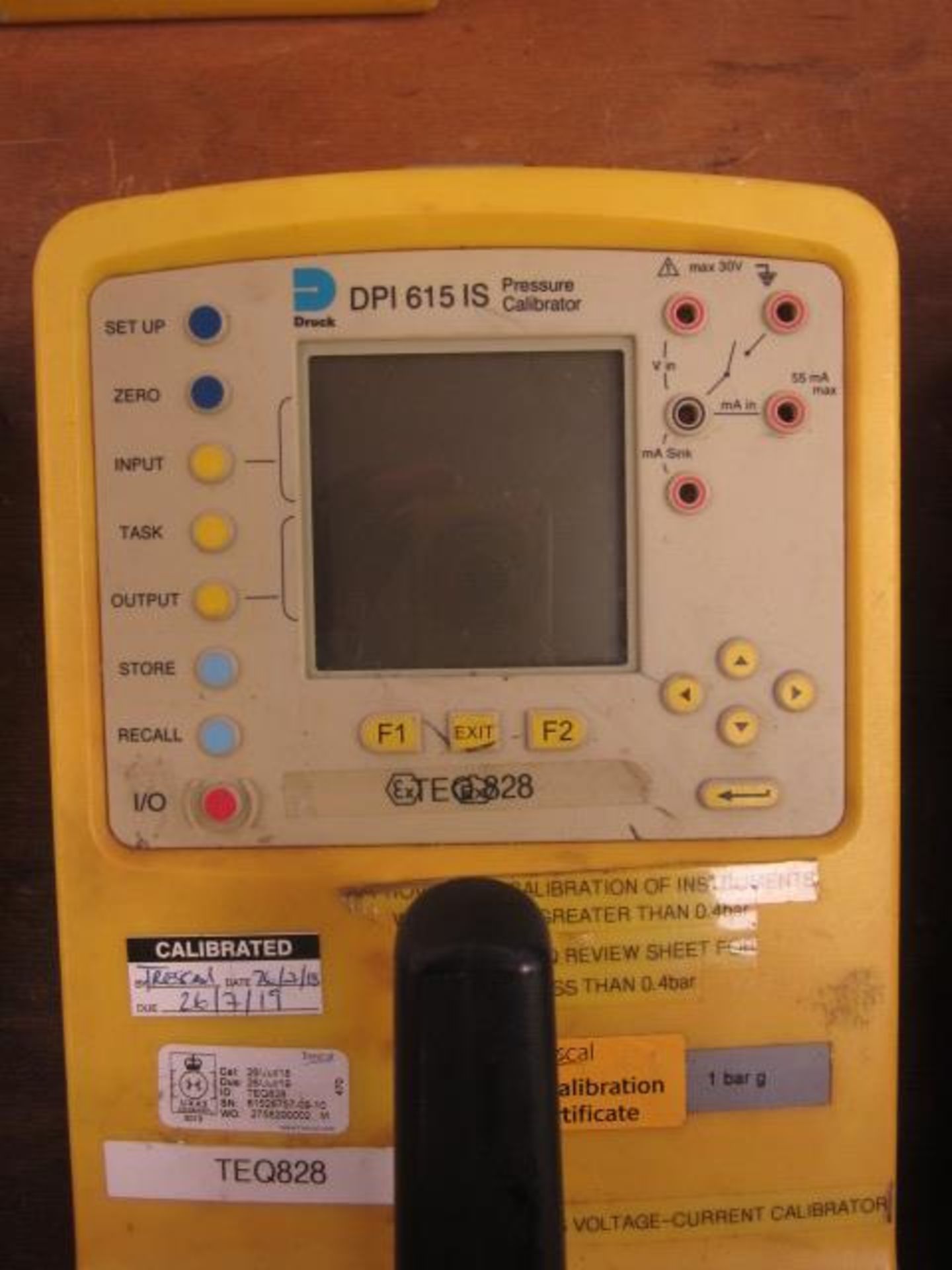 Druck DPI 615 IS pressure calibrator, serial no. 61526757/09-10 - Image 2 of 2