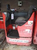 Lansing Linde T20R ride on battery operated pallet truck, serial no. W4/140 H00044 (2001),