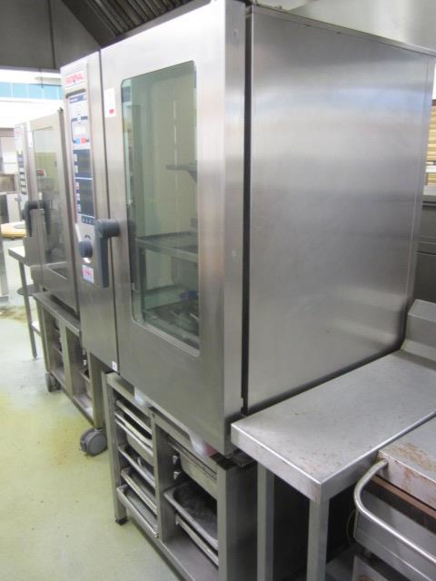 Rational stainless steel ClimaPlus combi shelf cooker centre, model CPC101, serial no. E11CC