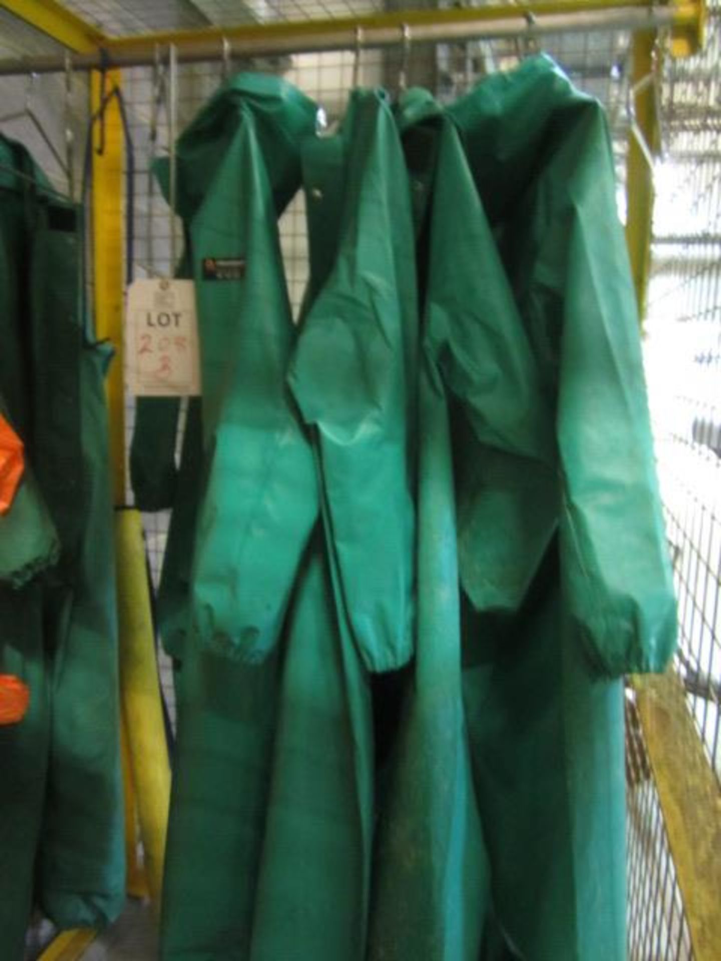 Quantity of Chemmantor chemical protection rinse dry body suits & hood