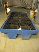 Plastic bunded drip tray, 1350mm x 2450mm