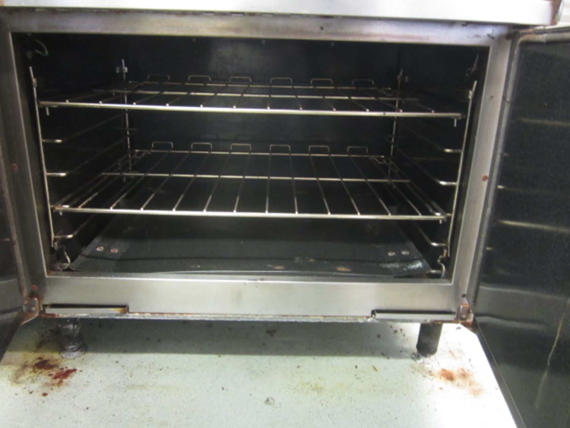 Falcon Dominator stainless steel electric 2 section hot plate, 2 ring cooker with double door - Image 3 of 3