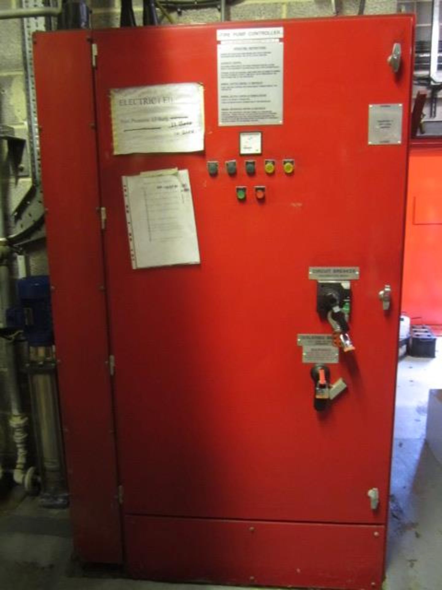 Armstrong electric pump, type VAB251/5, serial no. 181267, 50Hz, 280kw, with fire pump controller ( - Image 6 of 8