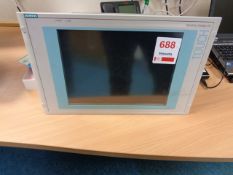Siemens Simatic panel PC touch screen control unit