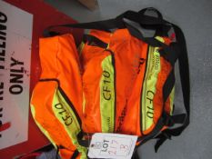 Four Drager CF10 savers emergency escape breathing apparatus