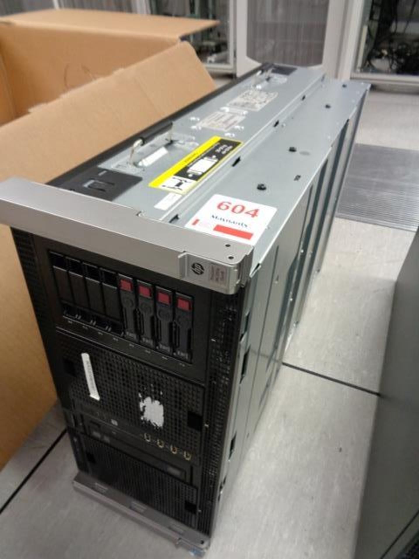 HP Proliant ML350P Gen 8 rack server, serial no. CZ231703D9