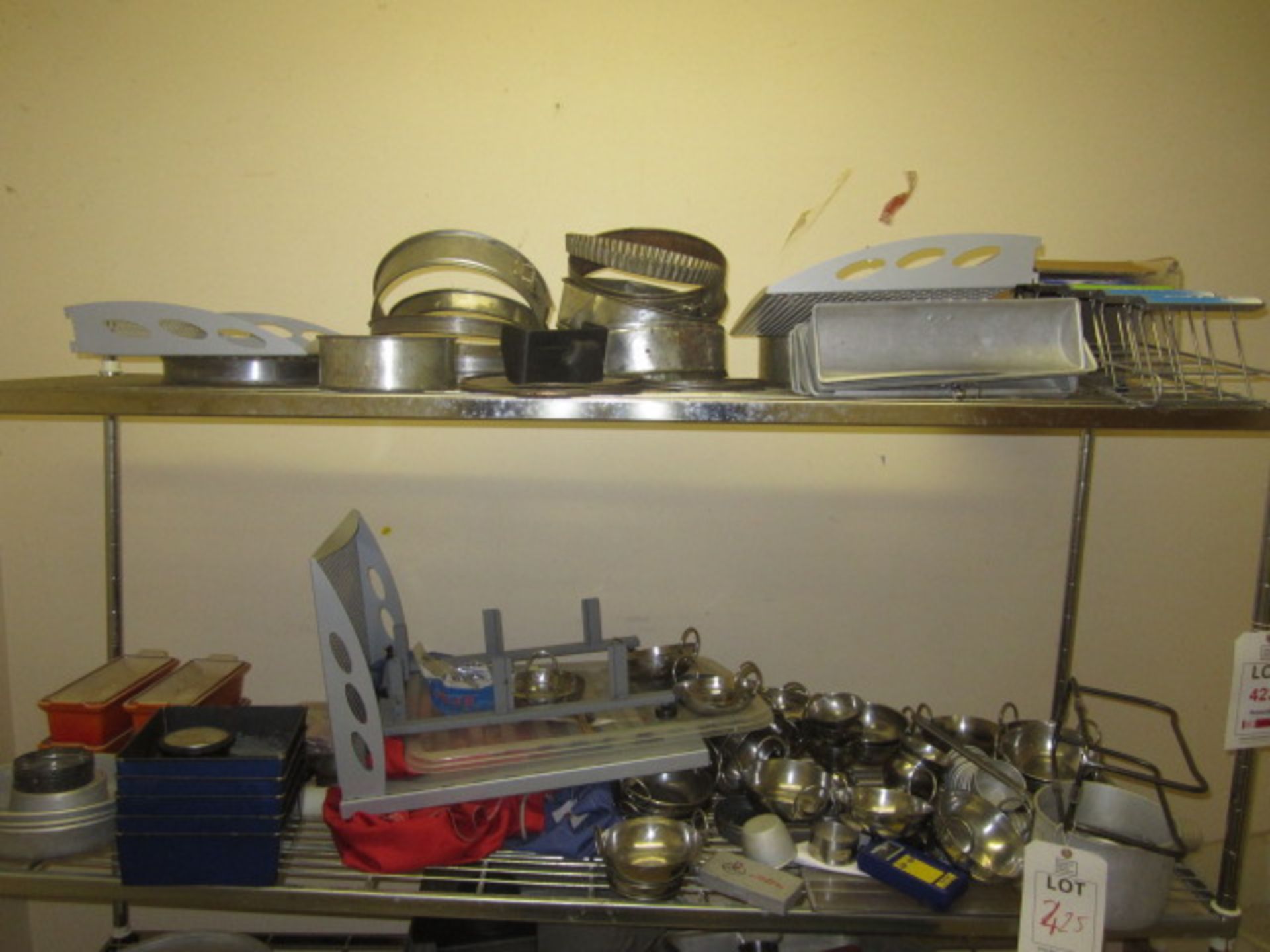 Quantity of assorted pots, pans, cooking utensils, trays, etc. - Image 2 of 7