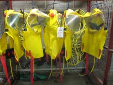 Quantity of Respirex chemical head & shoulder chemical protective clothing, style SIM H1001,