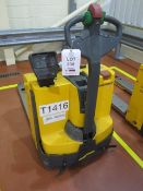 Jungheinrich EJE 116 battery operated pedestrian pallet truck, SWL 1600kg, serial no. 98064595,