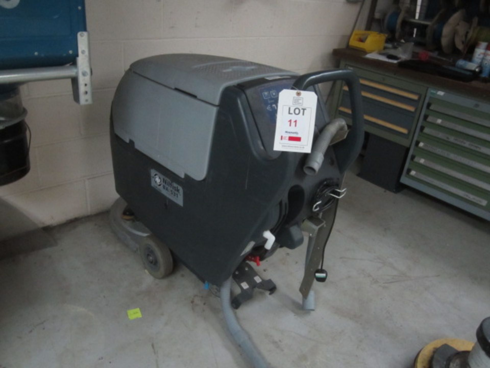 Nilfisk BA531 scrubber dryer, serial no. 073122982