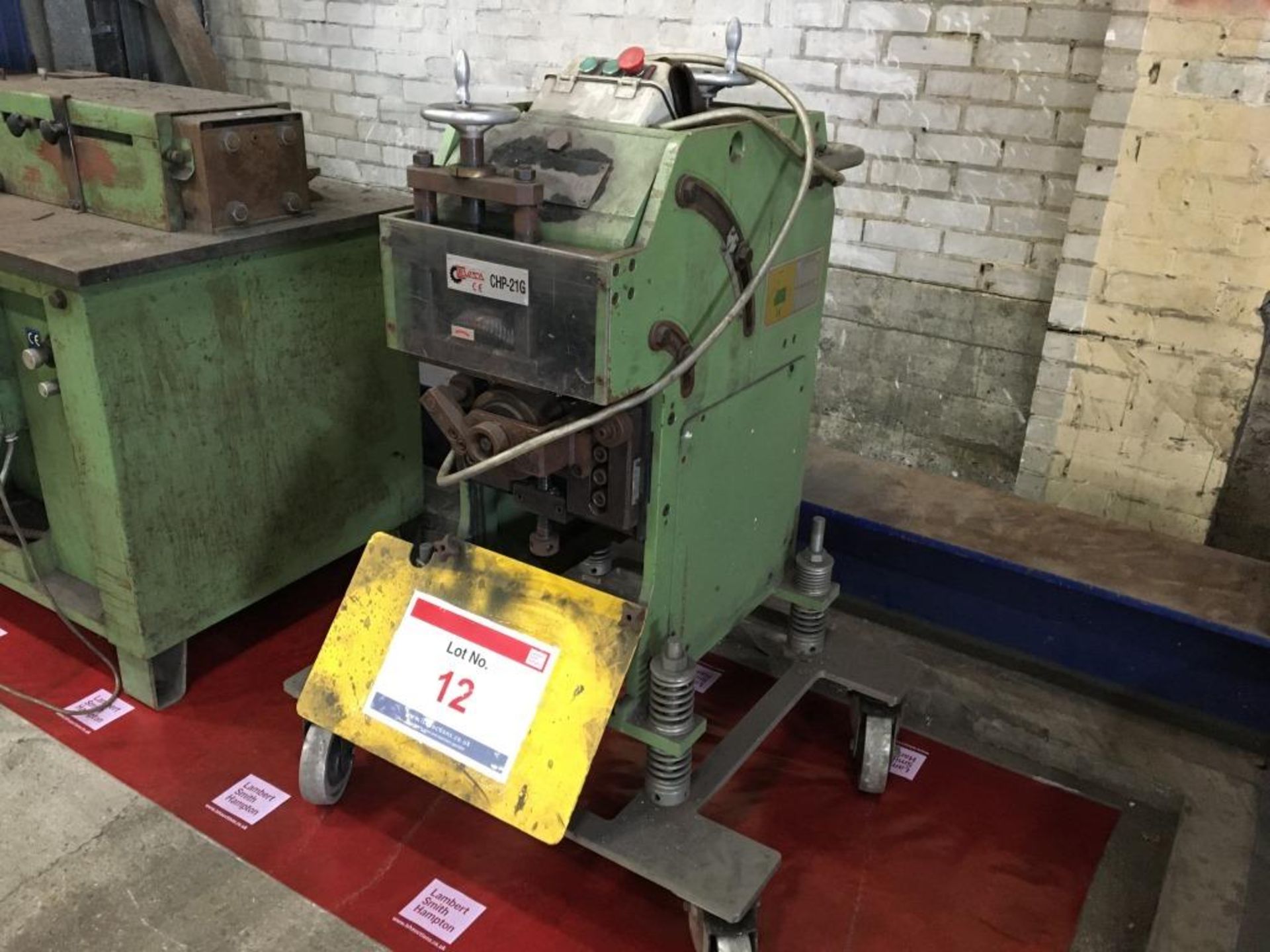 Cevisa CHP-21G bevelling machine no. 2210, Year 2008