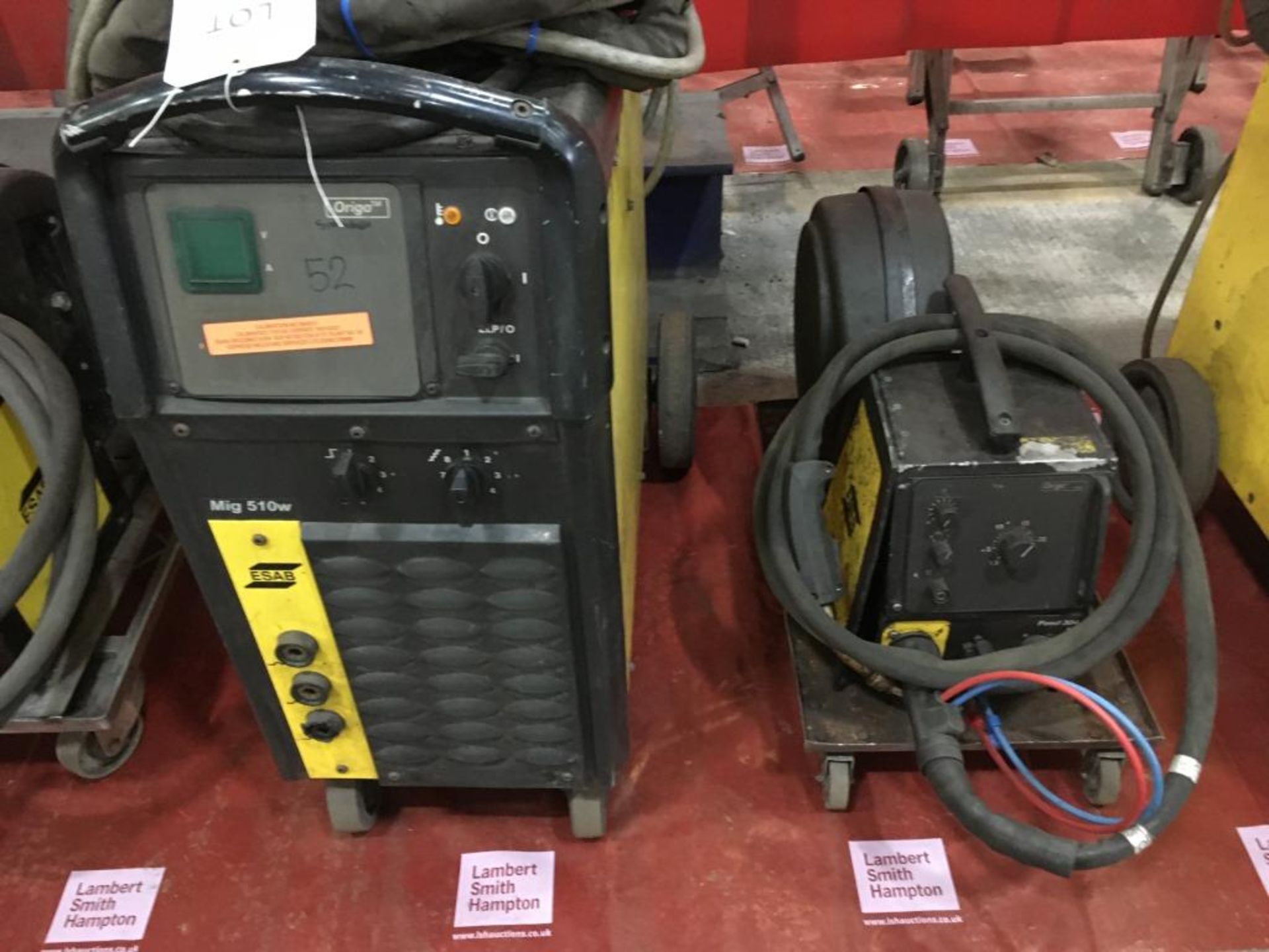 Esab Origo Mig 510w mig/mag welder - Image 2 of 5