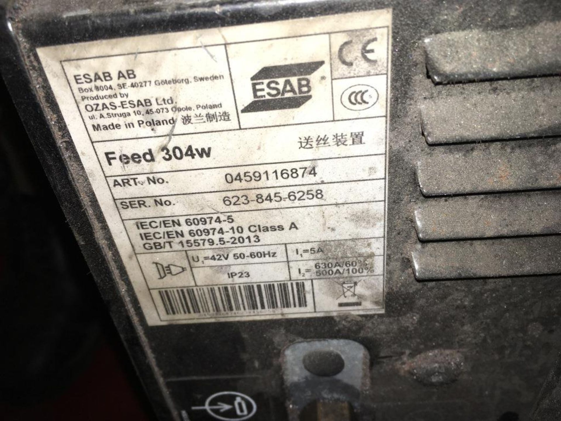 Esab Mig 500tw mig welder - Image 4 of 5