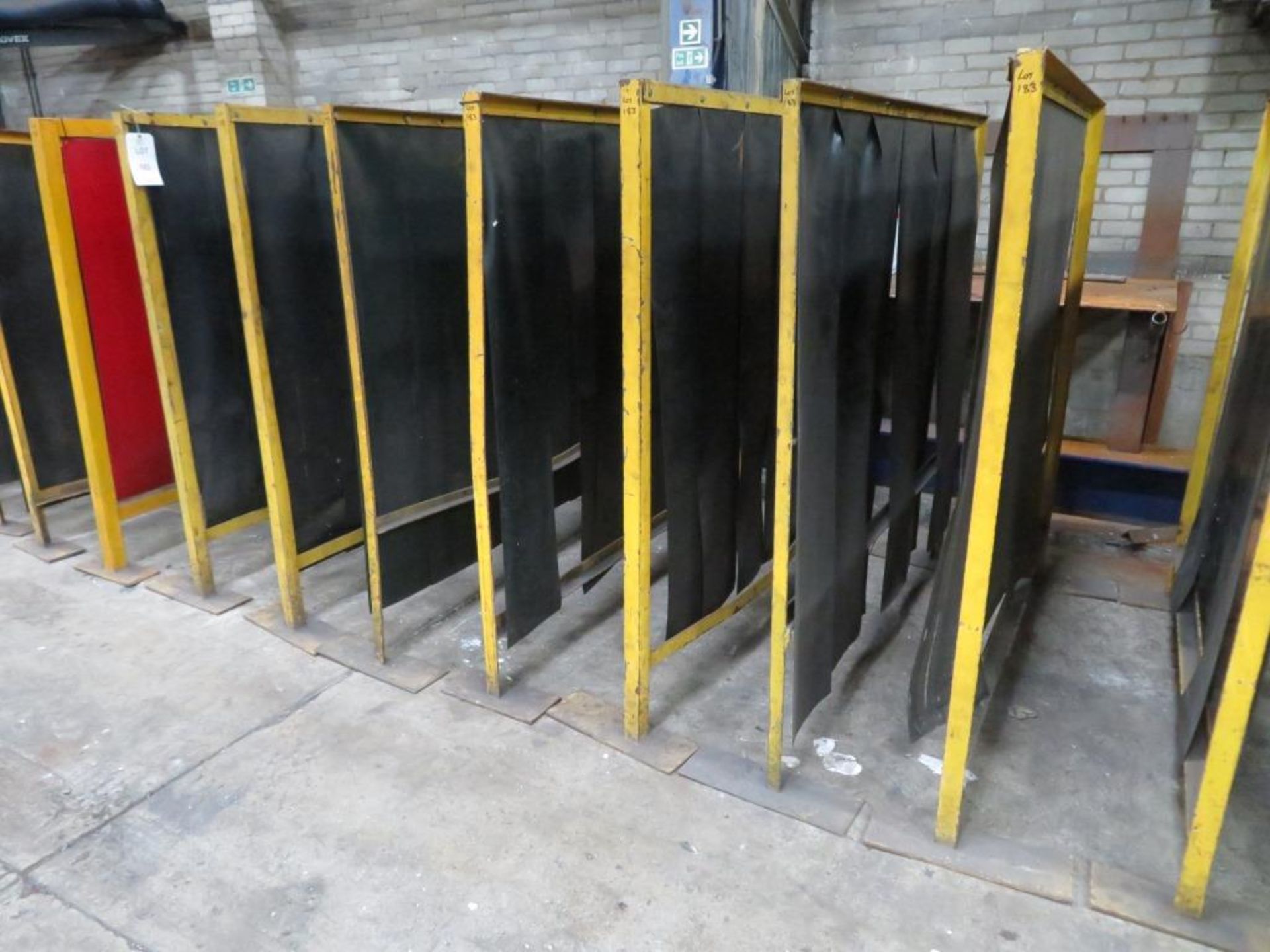 Seven welding screens - Image 2 of 2