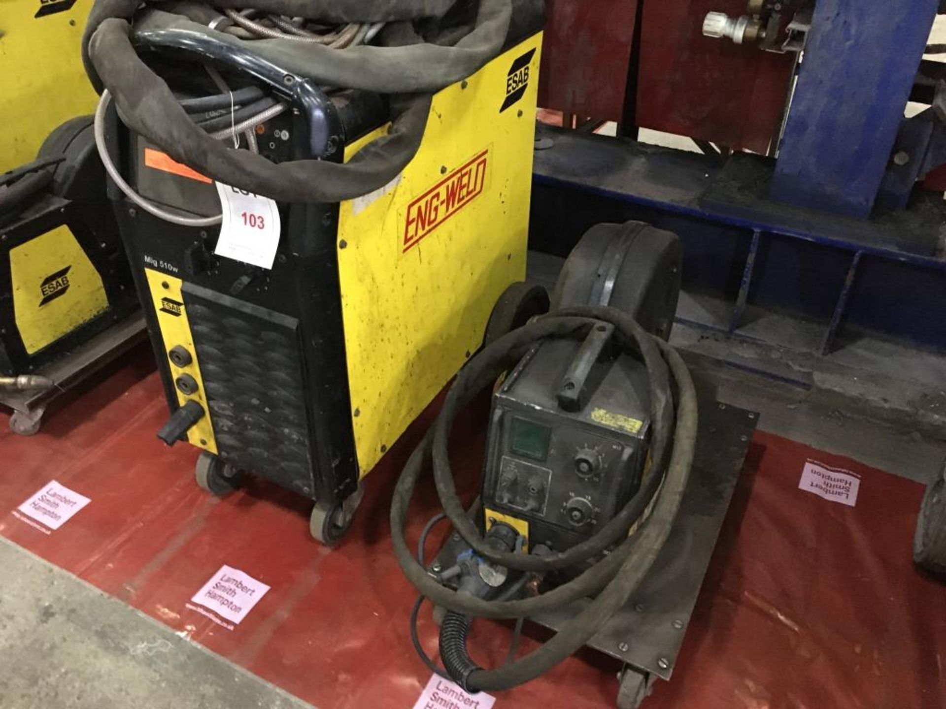 Esab Origo Mig 510w mig/mag welder